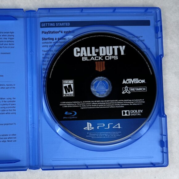 PS4 Call Of Duty Black Ops 4 Game Playstation 4 Mature 17+ Zombies - Picture 6 of 7